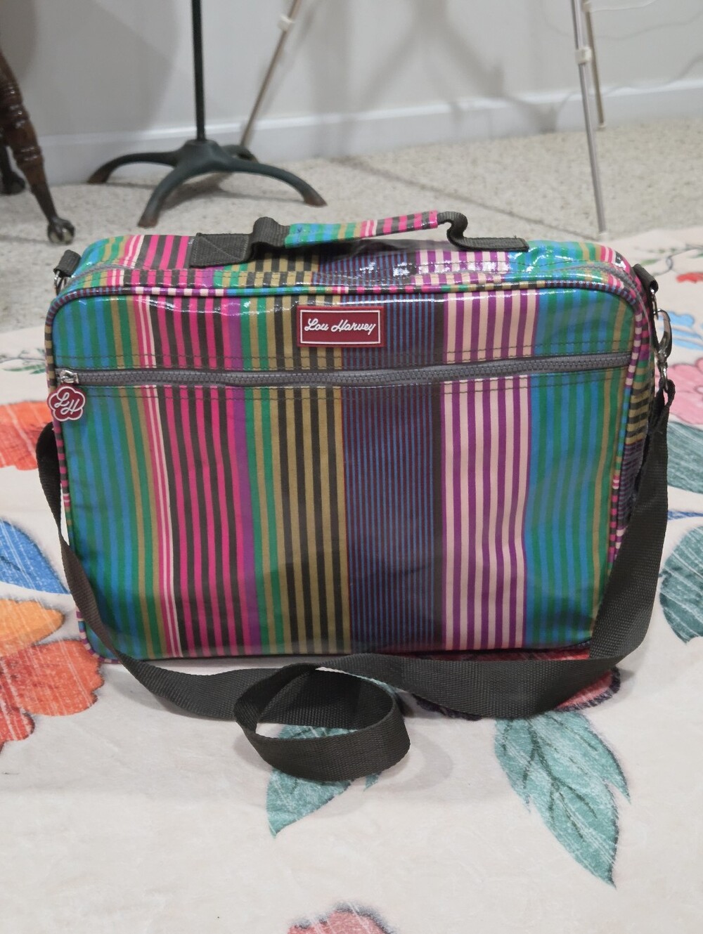 Lou Harvey Multi Stripe Laptop Bag